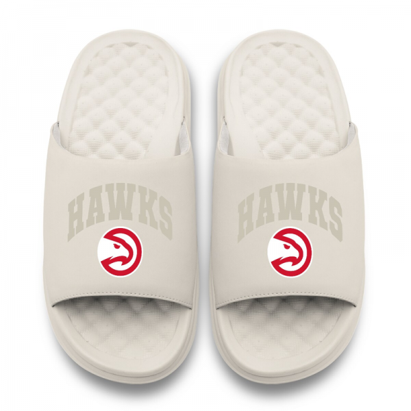 Шлепки Unisex Atlanta Hawks ISlide Cream Tonal Pop Motive