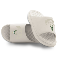 Unisex Milwaukee Bucks ISlide Cream Tonal Pop Motive Slide Sandals