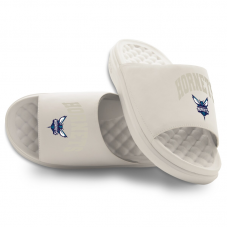 Unisex Charlotte Hornets ISlide Cream Tonal Pop Motive Slide Sandals