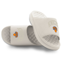 Unisex New York Knicks ISlide Cream Tonal Pop Motive Slide Sandals