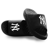 Unisex New York Yankees ISlide Black Alternate Motive Slide Sandals