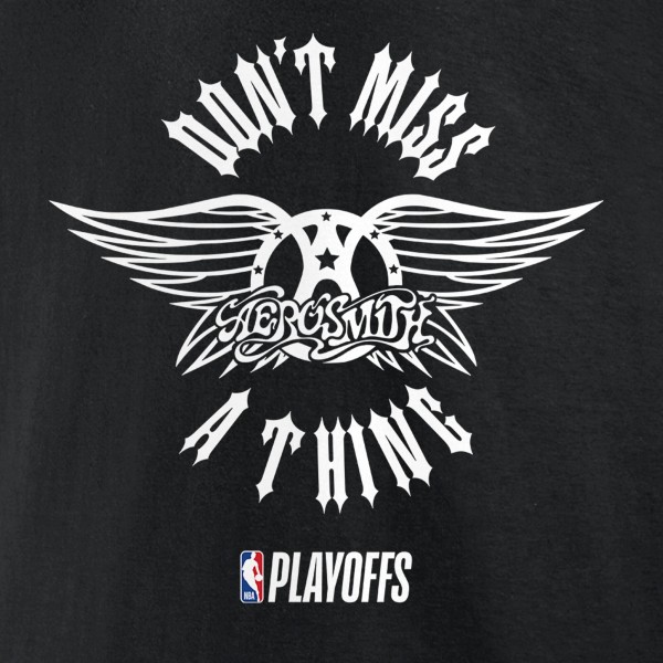 Футболка Black NBA Playoffs x Aerosmith