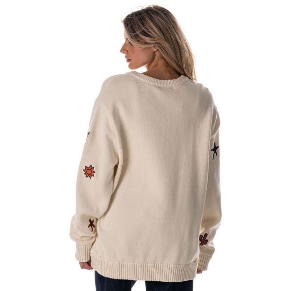 Phoenix Suns The Wild Collective Unisex 2025/26 City Edition Jacquard Sweater - Cream
