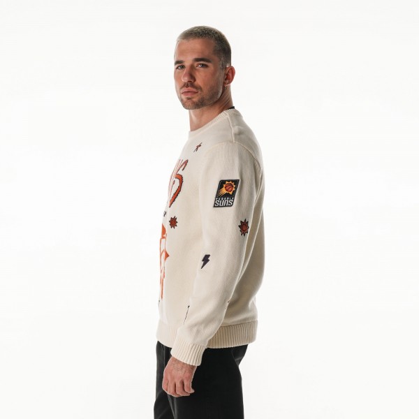 Phoenix Suns The Wild Collective Unisex 2025/26 City Edition Jacquard Sweater - Cream