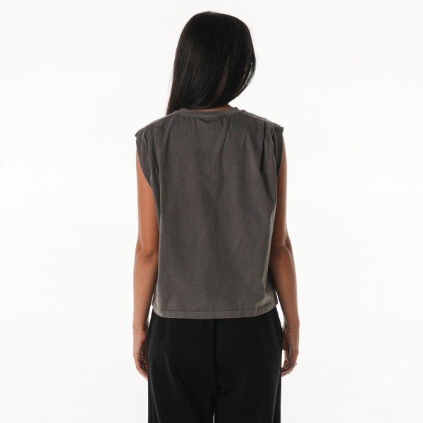 Phoenix Suns The Wild Collective Unisex 2025/26 City Edition Boxy Cropped Darted Tank Top - Gray