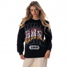 Phoenix Suns The Wild Collective Unisex 2025/26 City Edition Double Collar Fleece Sweatshirt - Black