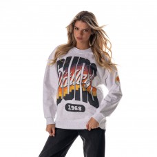 Phoenix Suns The Wild Collective Unisex 2025/26 City Edition Double Collar Fleece Sweatshirt - Heather Gray