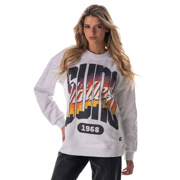 Кофта Phoenix Suns The Wild Collective Unisex 2025/26 City Edition Double Collar Fleece - Heather Gray