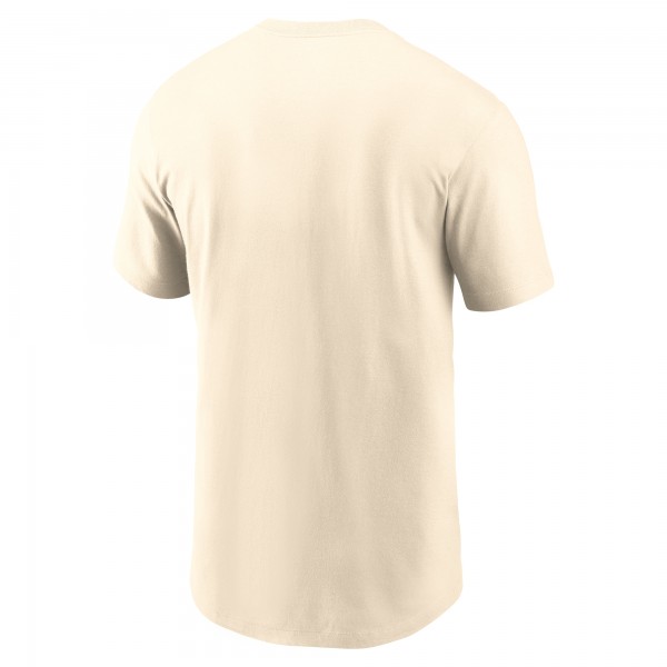 New York Yankees Nike Natural Pinwheel Lockup T-Shirt