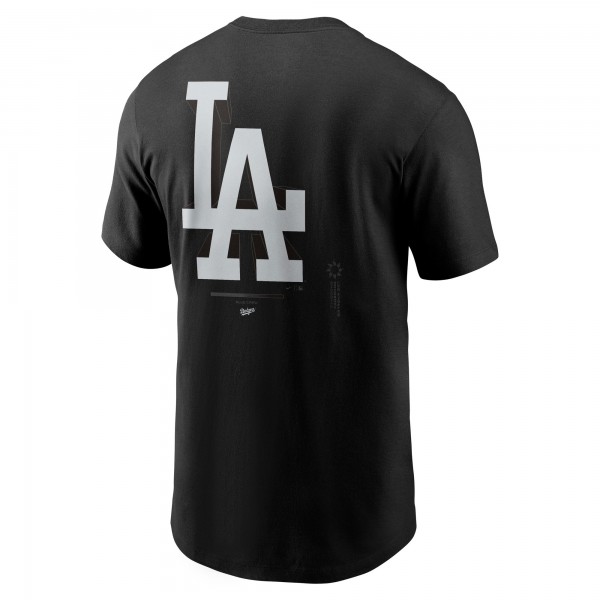 Los Angeles Dodgers Nike Black Bar Loading T-Shirt
