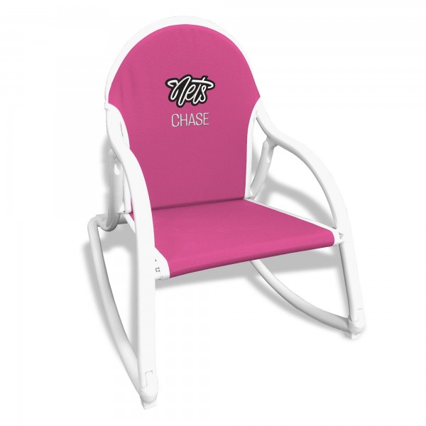 Brooklyn Nets Chad & Jake Childrens Personalized Logo Rocking Chair