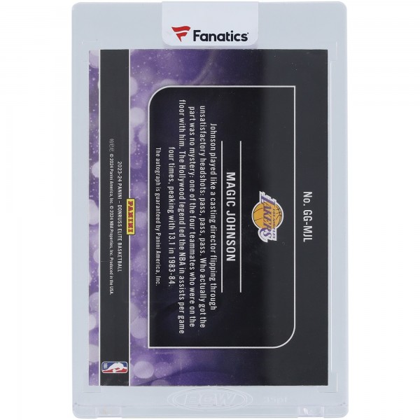 Magic Johnson Los Angeles Lakers Autographed 2023-24 Panini Elite Genregraphs #GG-MJL Card