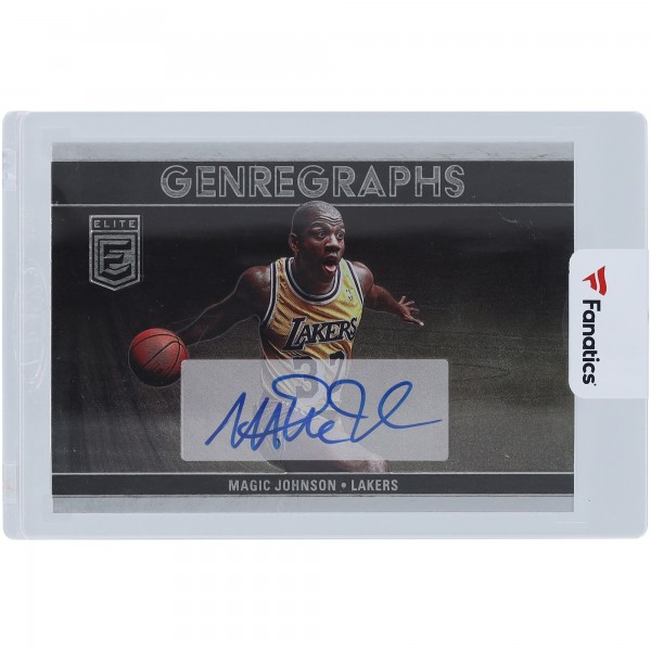 Magic Johnson Los Angeles Lakers Autographed 2023-24 Panini Elite Genregraphs #GG-MJL Card
