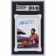 Magic Johnson Los Angeles Lakers Autographed 2020-21 Panini Impeccable #II-MJO #32/49 SGC Authenticated 8.5/10 Card