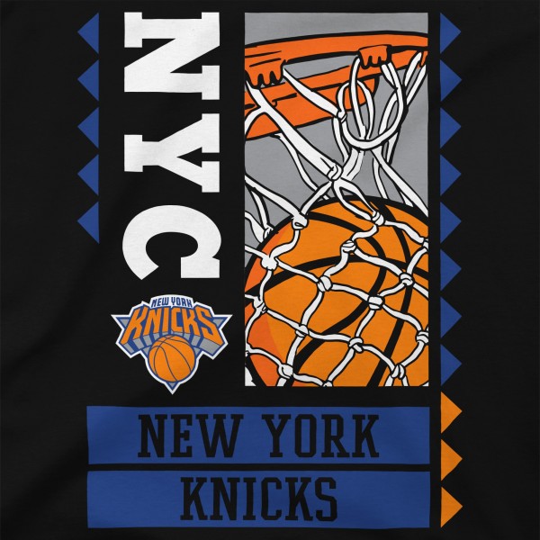 New York Knicks Stadium Essentials Black Ballin T-Shirt