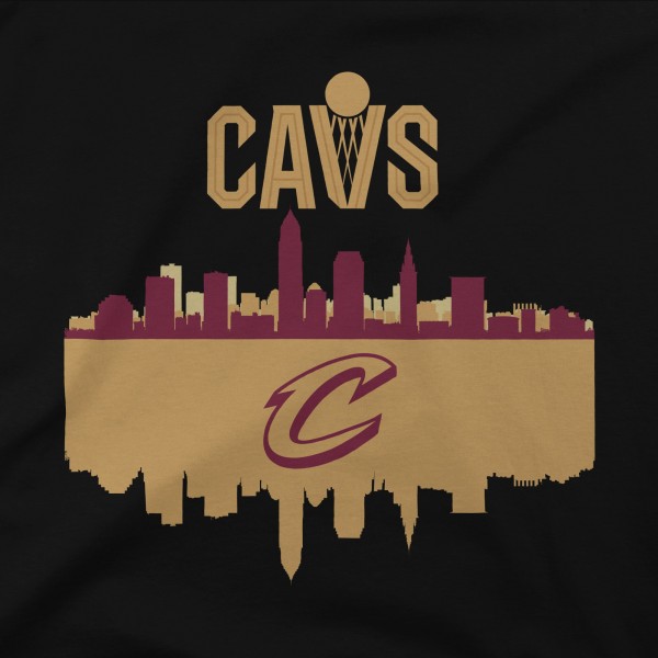 Cleveland Cavaliers Stadium Essentials Black Cities T-Shirt