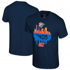 Футболка Oklahoma City Thunder Stadium Essentials Navy Cities