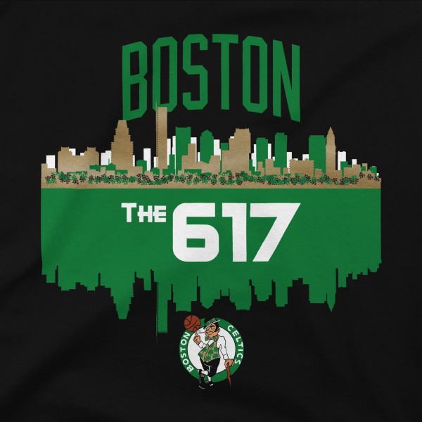 Boston Celtics Stadium Essentials Black Cities T-Shirt