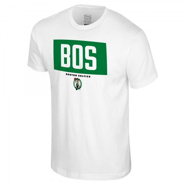 Boston Celtics Stadium Essentials White Crossbar T-Shirt