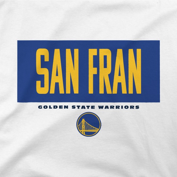 Golden State Warriors Stadium Essentials White Crossbar T-Shirt