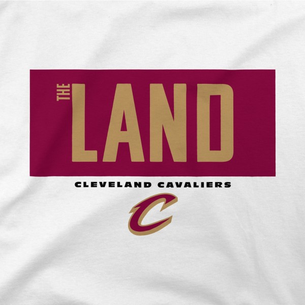 Cleveland Cavaliers Stadium Essentials White Crossbar T-Shirt