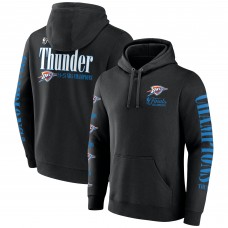 Толстовка Oklahoma City Thunder Fanatics Black 2025 NBA Finals Champions Open Shot