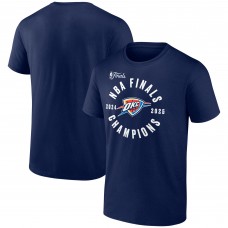 Футболка Oklahoma City Thunder Fanatics Navy 2025 NBA Finals Champions Offensive Rebound