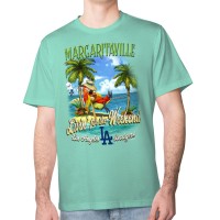 Футболка Los Angeles Dodgers Margaritaville Mint Livin for the Weekend