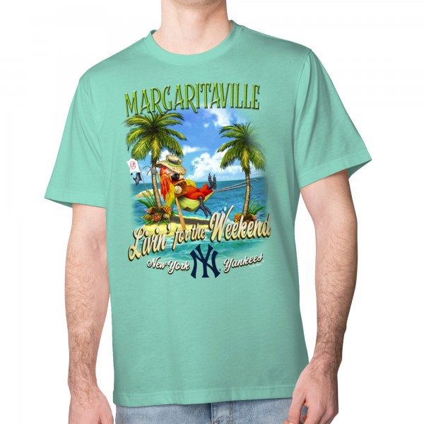 New York Yankees Margaritaville Mint Livin for the Weekend T-Shirt