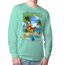 Los Angeles Dodgers Margaritaville Mint Livin for the Weekend Long Sleeve T-Shirt