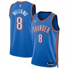 Игровая джерси Unisex Oklahoma City Thunder Jalen Williams Nike Blue Swingman Player - Icon Edition
