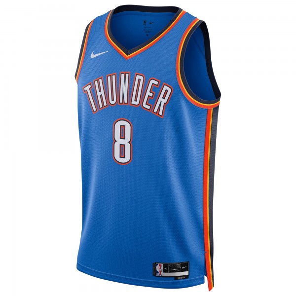 Игровая джерси Unisex Oklahoma City Thunder Jalen Williams Nike Blue Swingman Player - Icon Edition