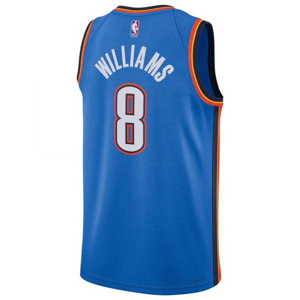 Игровая джерси Unisex Oklahoma City Thunder Jalen Williams Nike Blue Swingman Player - Icon Edition