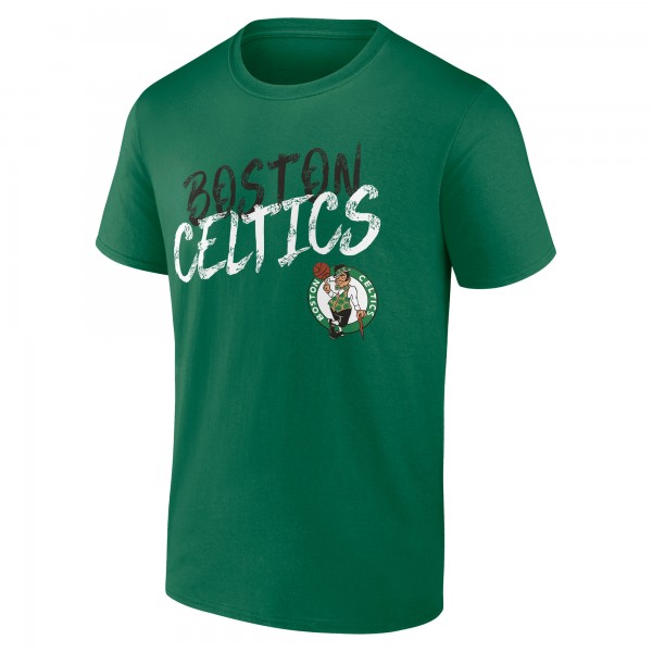 Boston Celtics Kelly Green Hustle Custom T-Shirt