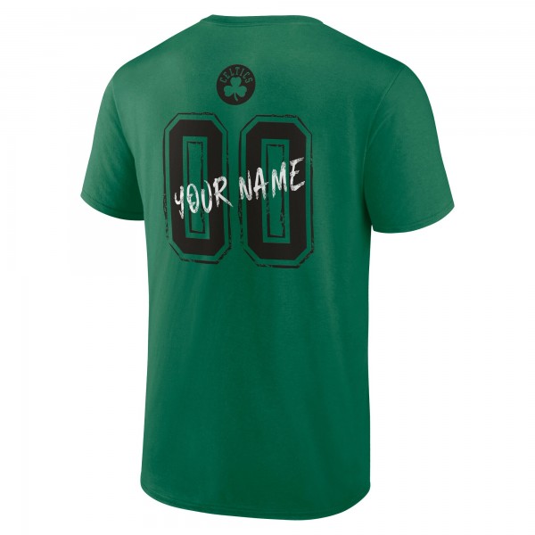 Boston Celtics Kelly Green Hustle Custom T-Shirt