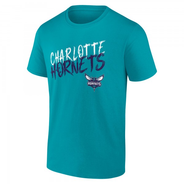 Charlotte Hornets Teal Hustle Custom T-Shirt