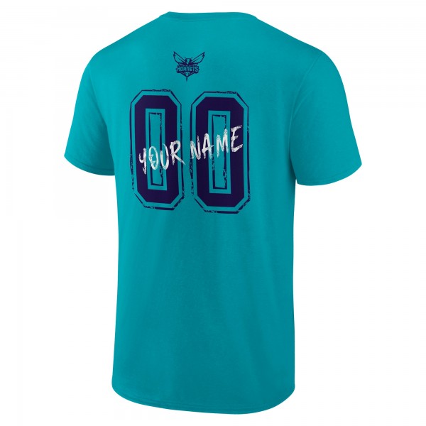 Charlotte Hornets Teal Hustle Custom T-Shirt