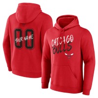 Именная толстовка Chicago Bulls Red Hustle