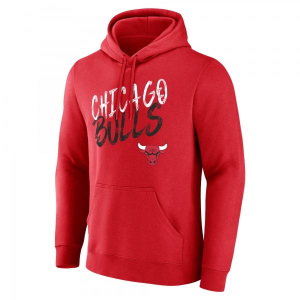 Именная толстовка Chicago Bulls Red Hustle