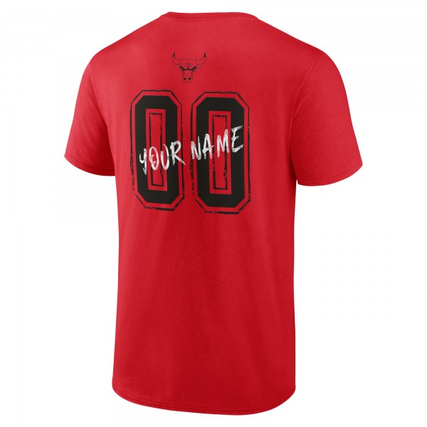 Футболка Chicago Bulls Red Hustle Custom