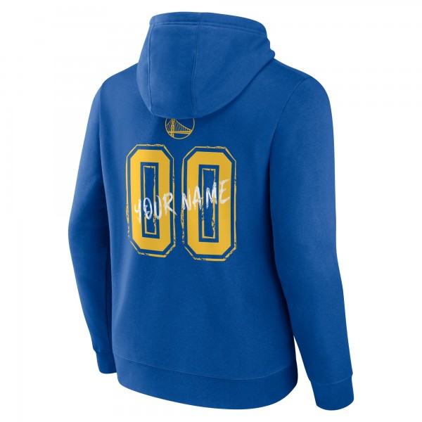 Golden State Warriors Royal Hustle Custom Pullover Hoodie