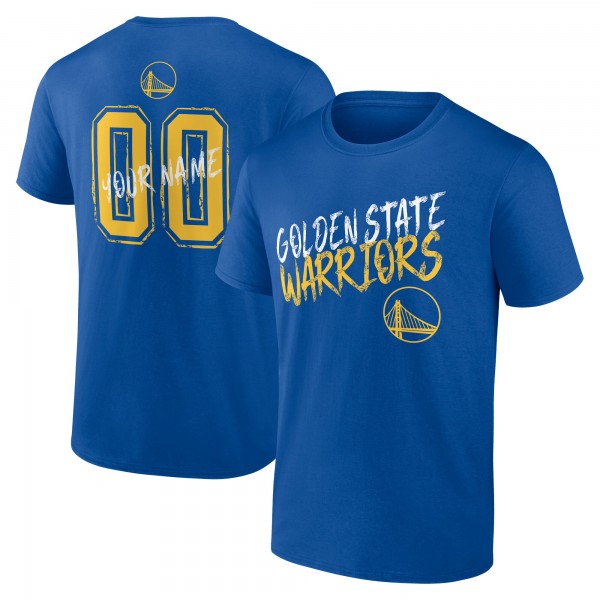 Golden State Warriors Royal Hustle Custom T-Shirt