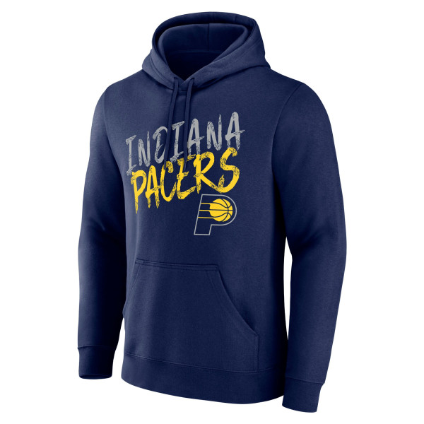 Indiana Pacers Navy Hustle Custom Pullover Hoodie