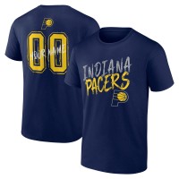 Indiana Pacers Navy Hustle Custom T-Shirt