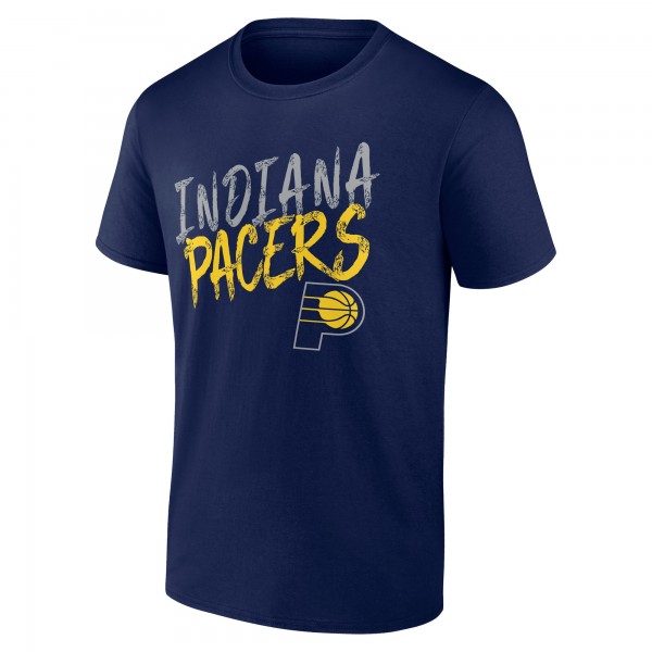 Indiana Pacers Navy Hustle Custom T-Shirt