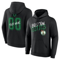 Boston Celtics Black Hustle Custom Pullover Hoodie