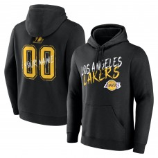 Именная толстовка Los Angeles Lakers Black Hustle