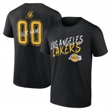 Именная футболка Los Angeles Lakers Black Hustle