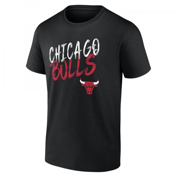 Футболка Chicago Bulls Black Hustle Custom