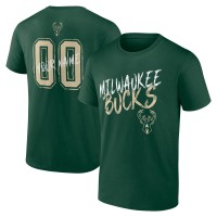 Milwaukee Bucks Hunter Green Hustle Custom T-Shirt